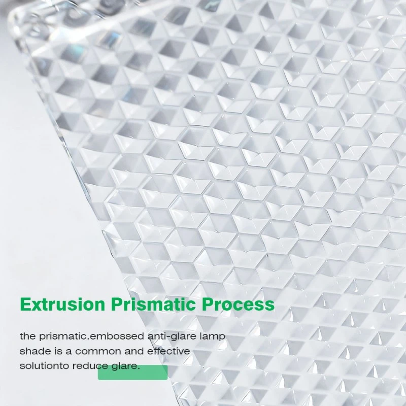 Pantalla de lámpara de extrusión acrílica antideslumbrante