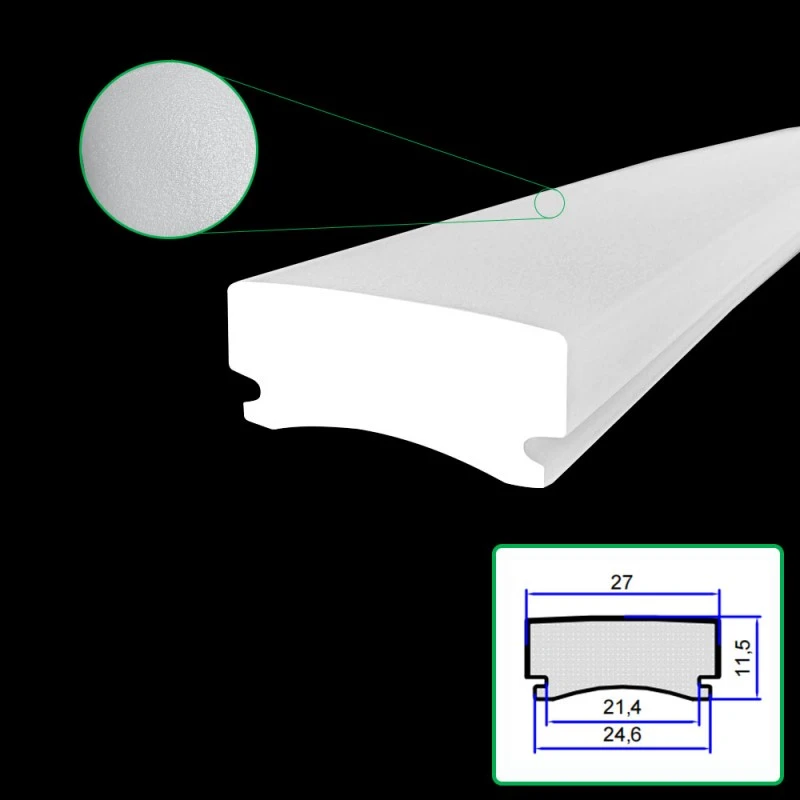 Pantalla de lámpara de extrusión acrílica mate Pantalla de lámpara de extrusión acrílica mate