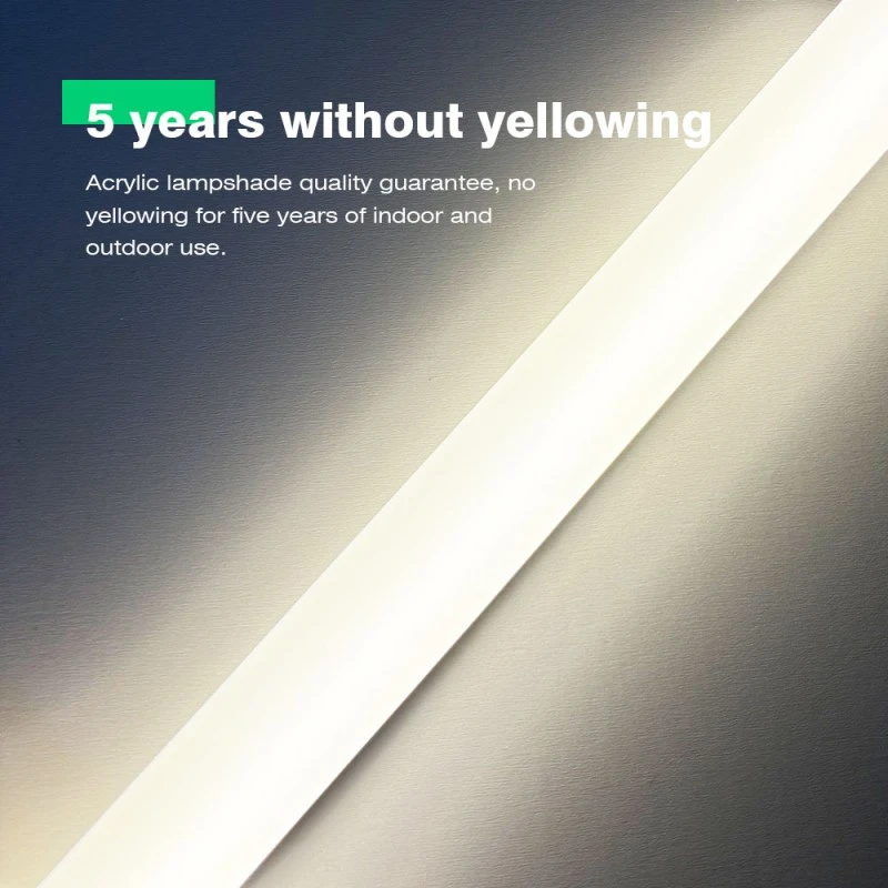 Pantalla de lámpara de extrusión acrílica mate