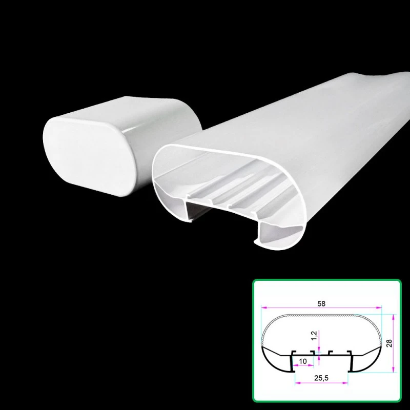 Kit de carcasa de lámpara de purificación extruida