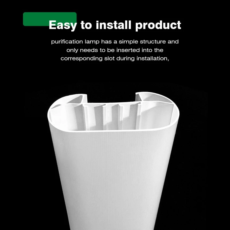 Kit de carcasa de lámpara de purificación extruida